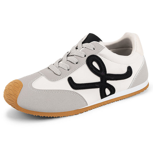 Women's Vintage German Trainer Sneakers - Summer Platform Edition with Cushioned Sole